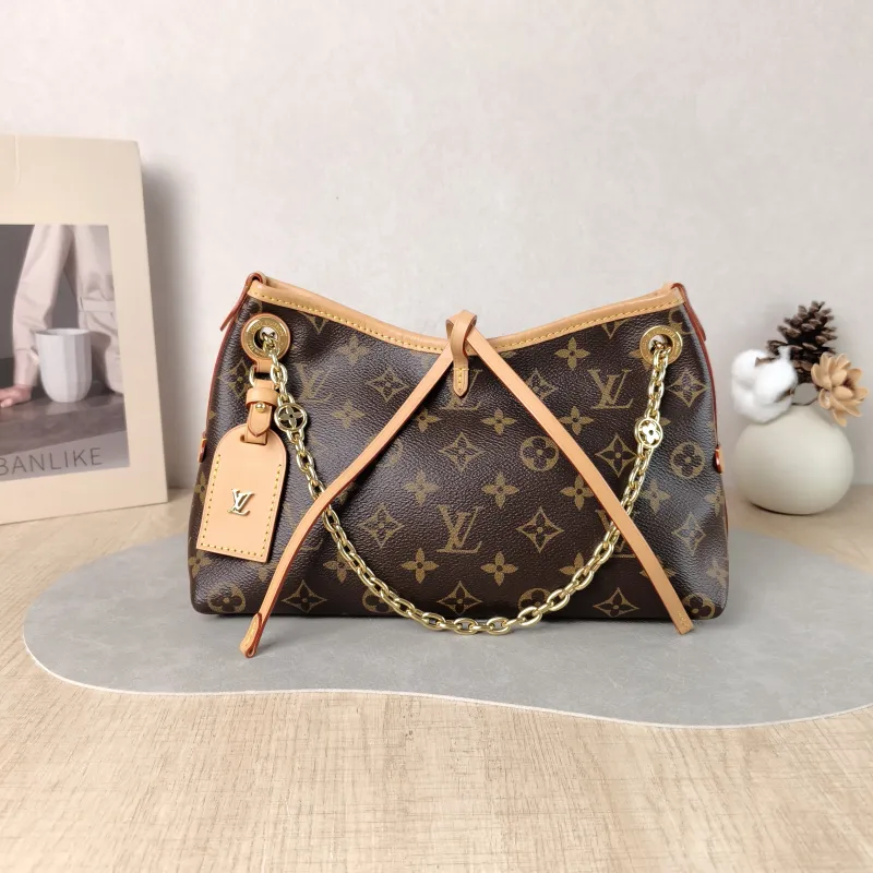 Louis Vuitton Crossbody Bag Carryall BB Monogram PVC BB 26 × 10 × 17 cm