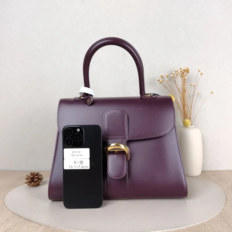 DELVAUX Top Handle Bag Brillant Calfskin Medium 29 × 15 × 22 cm — cover view 2 of 5