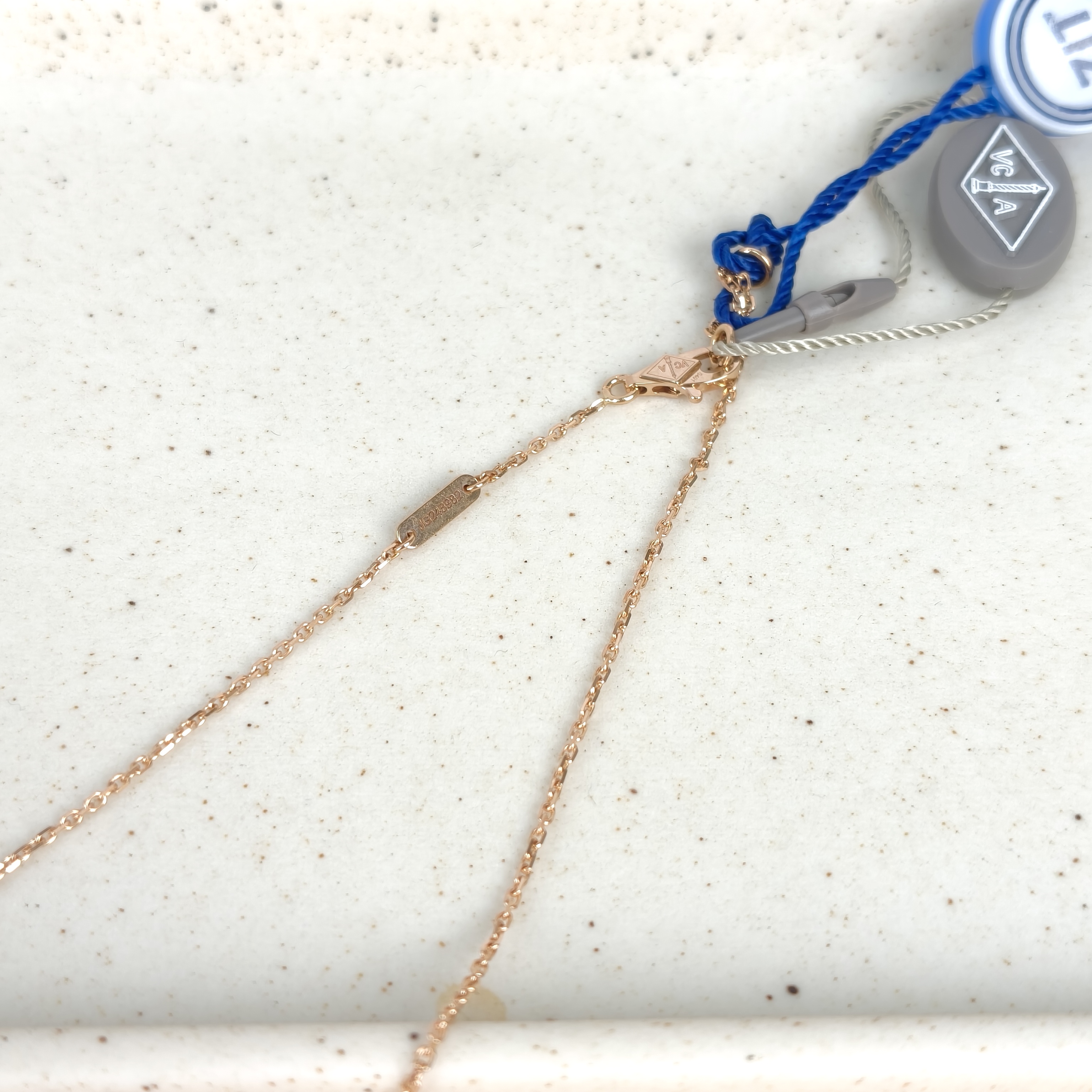 Van Cleef & Arpels Necklace Alhambra 18KR ose Gold Sweet Mini39cm — cover view 6 of 8