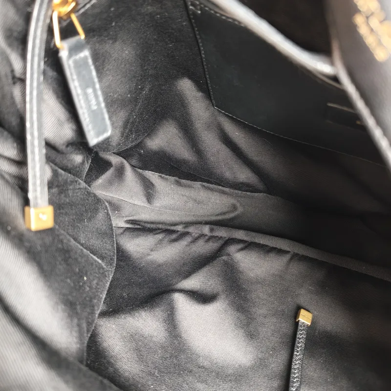 SAINT LAURENT Crossbody Bag Jamie 4.3 Chain Bag Black SL ambskin Large 43 × 9 × 29 cm — detail view 10 of 12