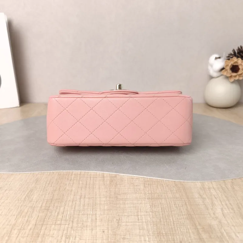 Chanel Crossbody Bag Edition mini Pink Lambskin mini 20 × 6 × 12 cm — cover view 5 of 5
