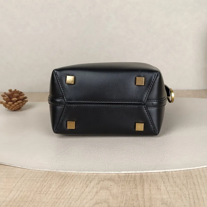 SAINT LAURENT Shoulder Bag LE 37 Black Calfskinmini13 × 6 × 15 cm — cover view 3 of 5
