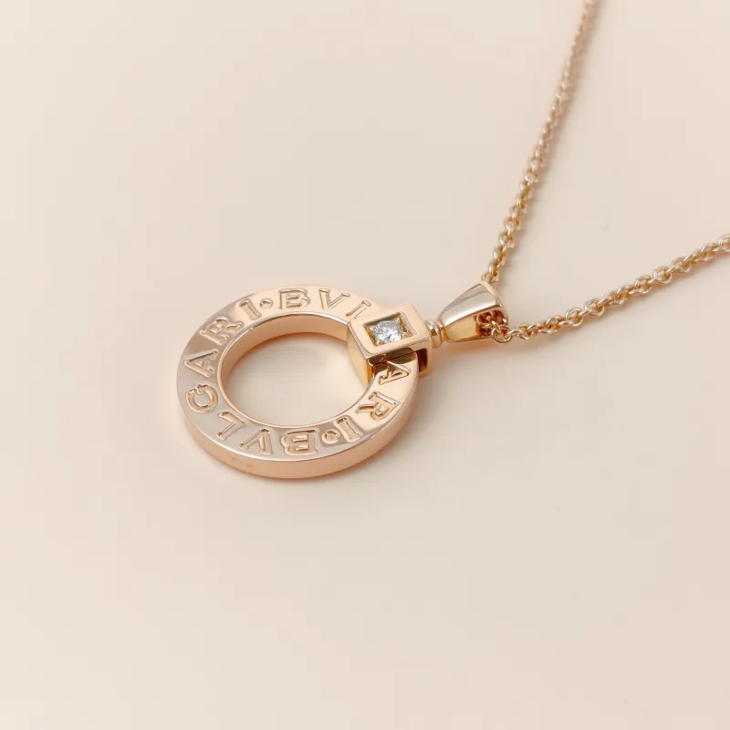 Bvlgari Necklace Collection Rose Gold Diamond18KR ose Gold One Size 46cm — cover view 5 of 10