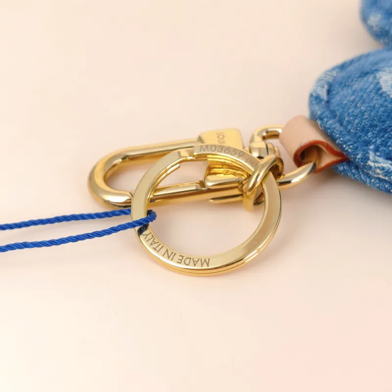 Louis Vuitton Key Ring Vivienne Key Ring Blue One Size — cover view 7 of 7