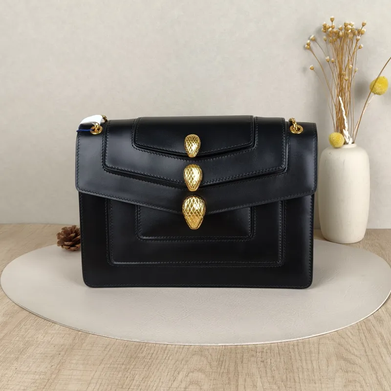 Bvlgari Shoulder Bag Alexander Wang x Collection Black Calfskin One Size27 × 8 × 19 cm