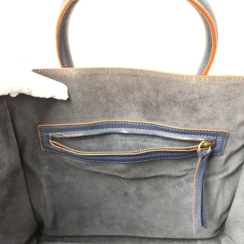 CELINE Top Handle Bag Luggage Phantom Navy Calfskin Medium30 × 24 × 28 cm — detail view 2 of 12
