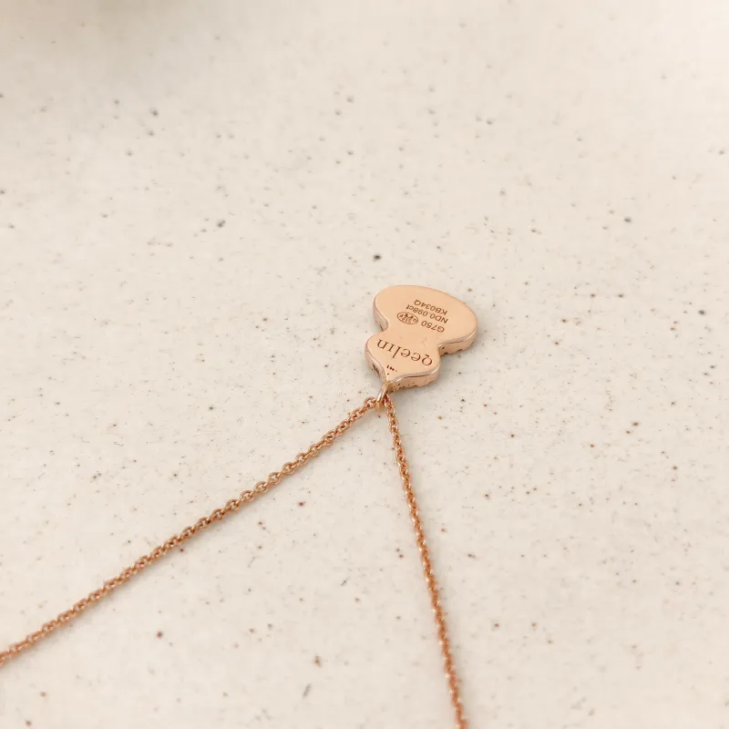 Qeelin Necklace Wulu Collection Necklace Diamond18KR ose Gold One Size 41cm โ cover view 3 of 9