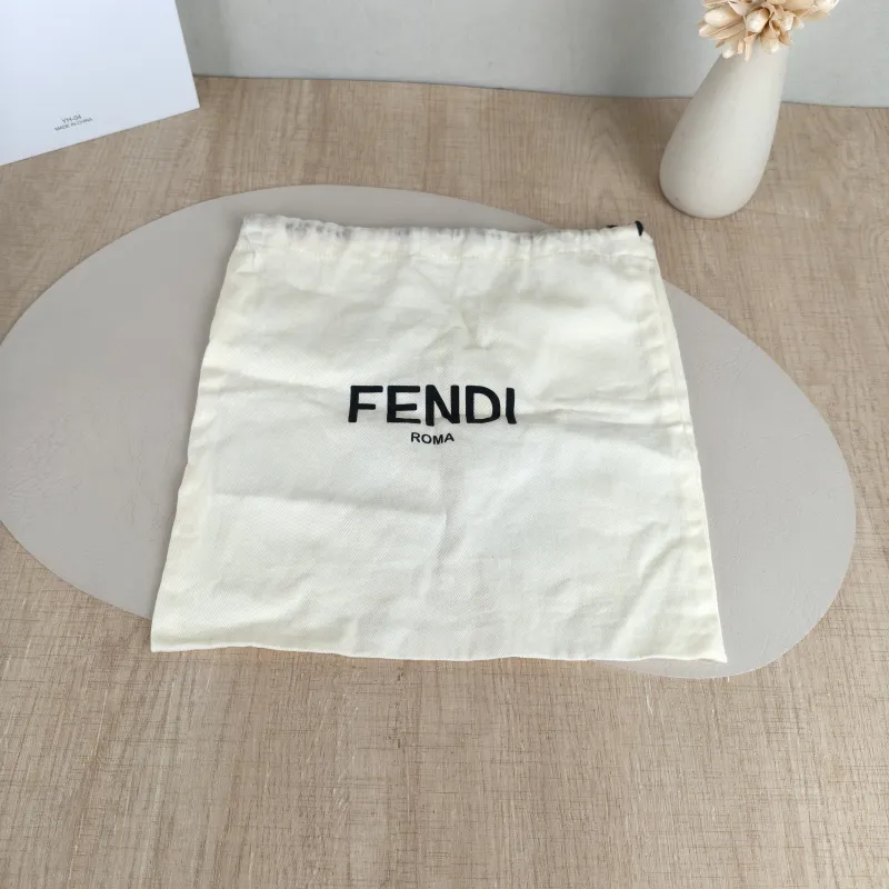 FENDI Crossbody Bag by the way Grey Calfskin Mini 20.5 × 9 × 12 cm — detail view 4 of 10