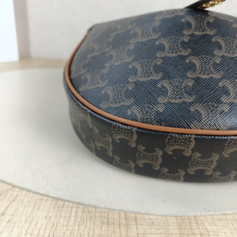 CELINE Crossbody Bag TEEN LULU hobo Monogram PVC Small 21 × 5 × 24 cm — detail view 6 of 12