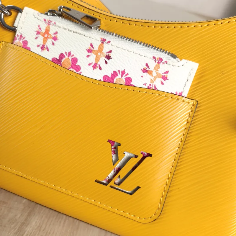 Louis Vuitton Crossbody Bag MARELLE Yellow Epi Embossed Calfskin Small 25 × 8 × 15 cm — detail view 3 of 12