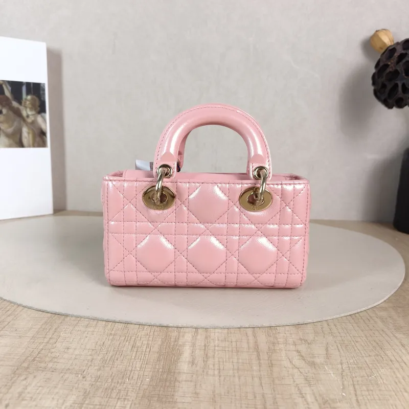 DIOR Crossbody Bag Lady D-Joy Lambskin Mini 16 × 5 × 9 cm — cover view 4 of 6
