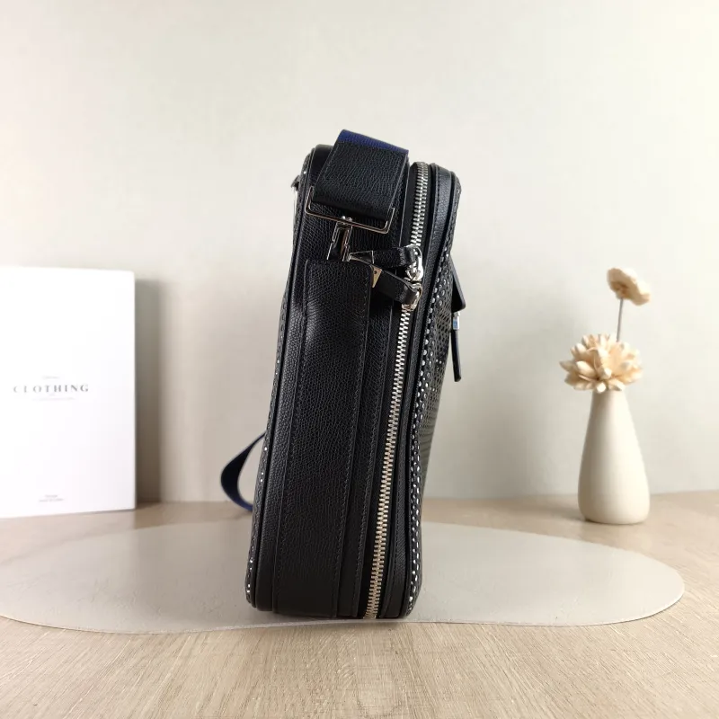 DIOR Top Handle Bag Top Handle Bag Black Calfskin 35 × 9 × 27.5 cm — detail view 6 of 11