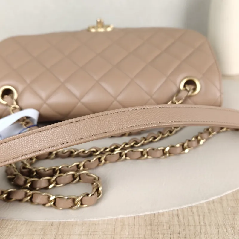 Chanel Crossbody Bagcf Collection Crossbody Bag Taupe Calfskin One Size26 × 6 × 17 cm — detail view 5 of 13