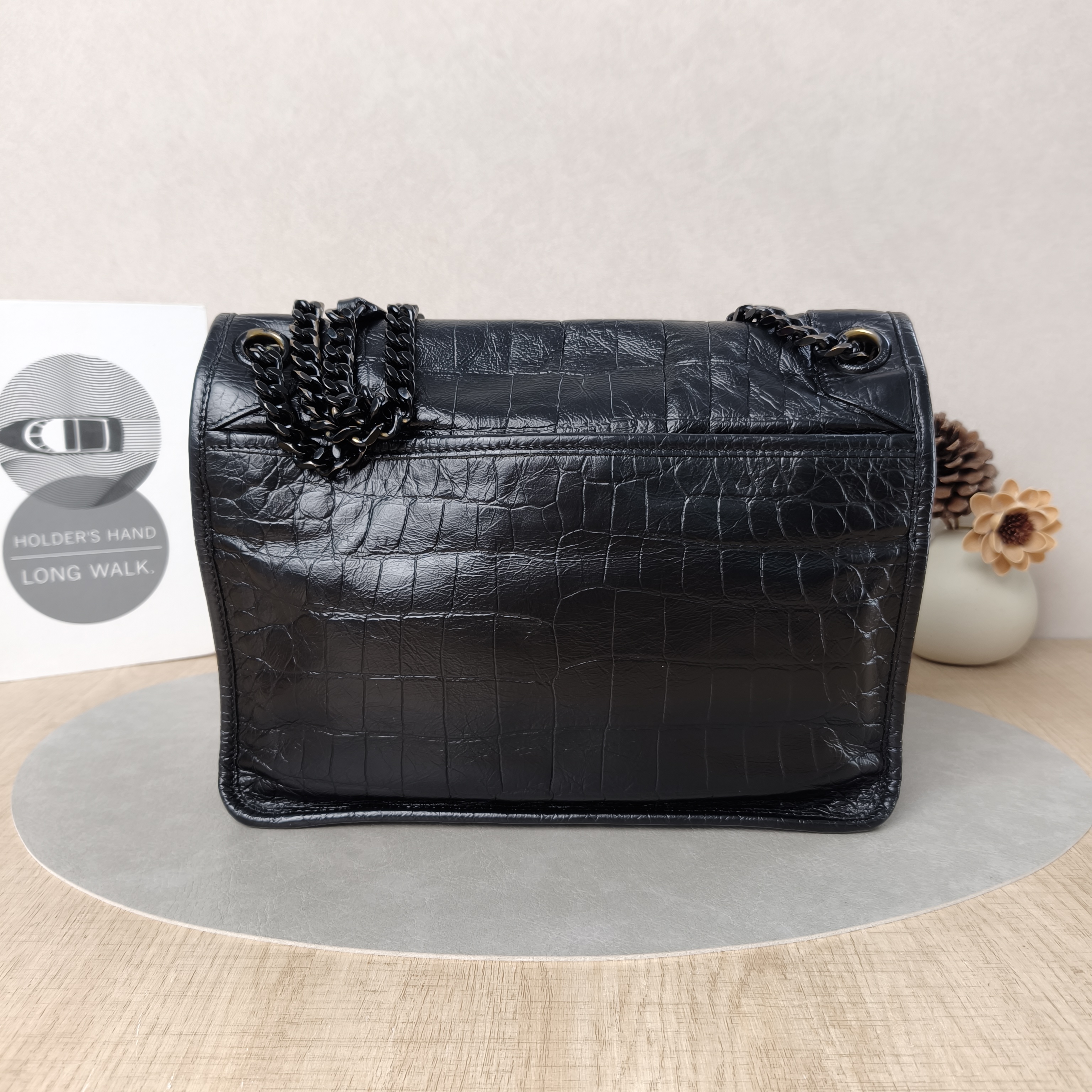 SAINT LAURENT Crossbody Bag Niki Black Calfskin Medium28 × 8.5 × 20 cm — cover view 5 of 5