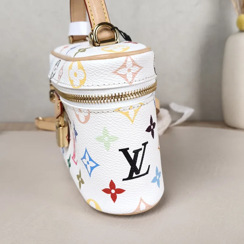 Louis Vuitton Shoulder Bag VANITY POUCH Cosmetic Bag Multicolore PVC One Size 19 × 6.5 × 11.5 cm — detail view 1 of 15