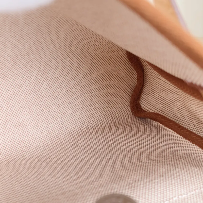 Hermès Shoulder Bag Herbag Zip 20 Beige Canvas mini20 × 7 × 17 cm — detail view 9 of 17
