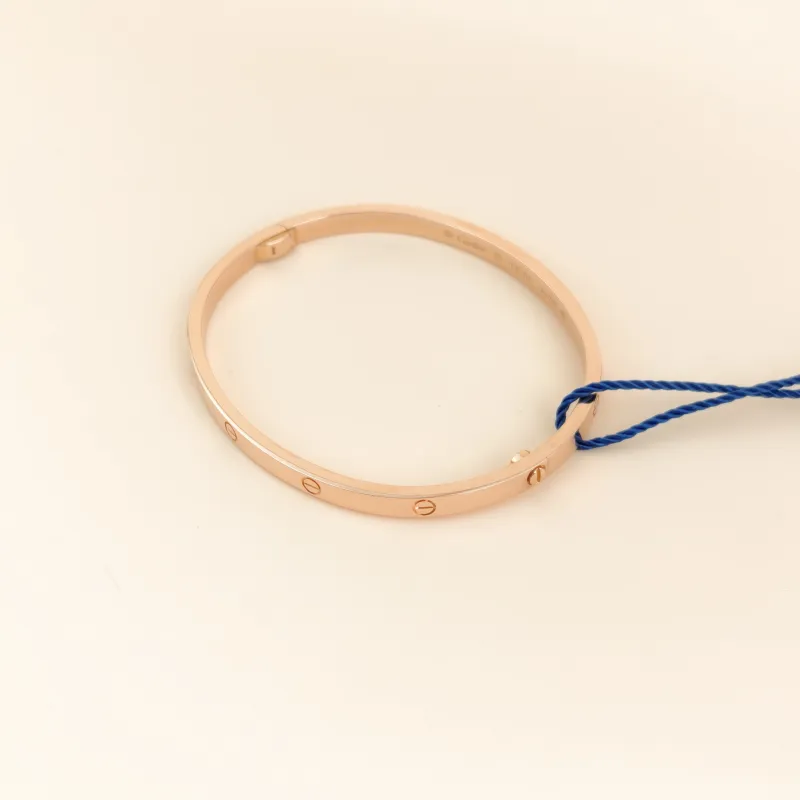 CARTIER Bangle Love Collection Bangle Rose Gold 18KR ose Gold Small Edition17 — cover view 7 of 8