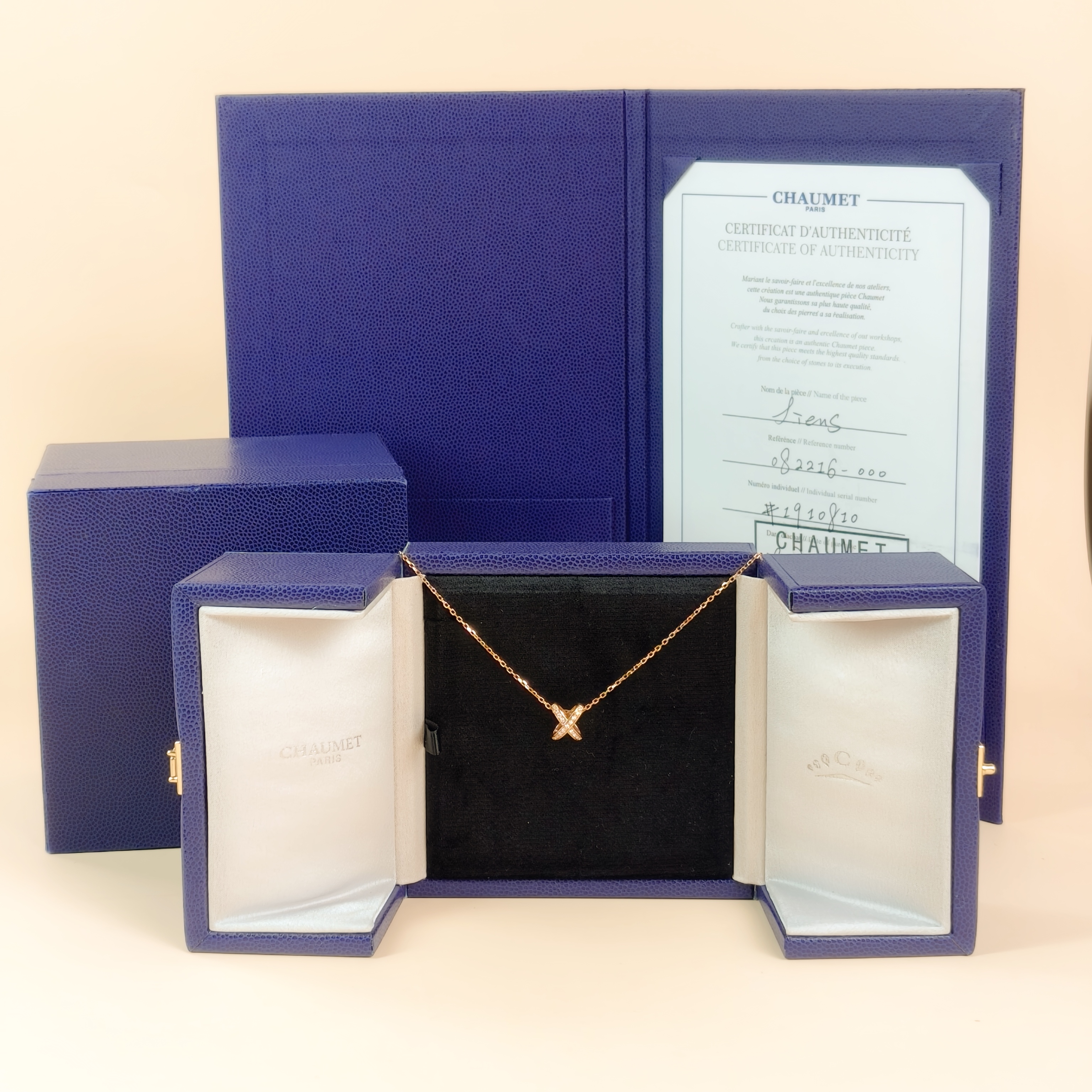 CHAUMET Necklace Jeux de Liens · Collection · Necklace Rose Gold Diamond18KR ose Gold One Size42cm — cover view 7 of 8