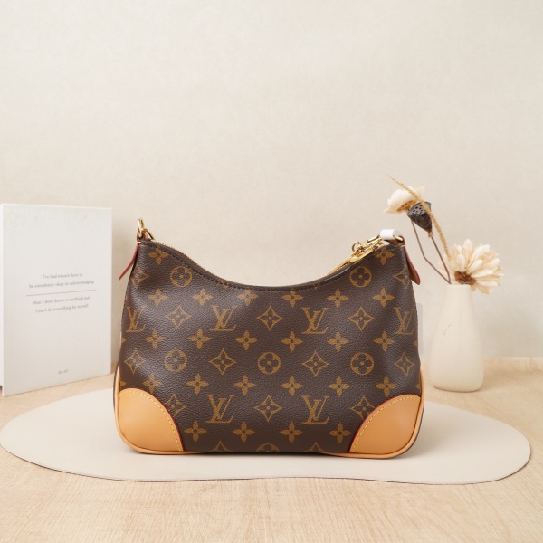 Louis Vuitton Boulogne Small Monogram Microchip Edition · Two Straps · 26 × 9.5 × 16 cm