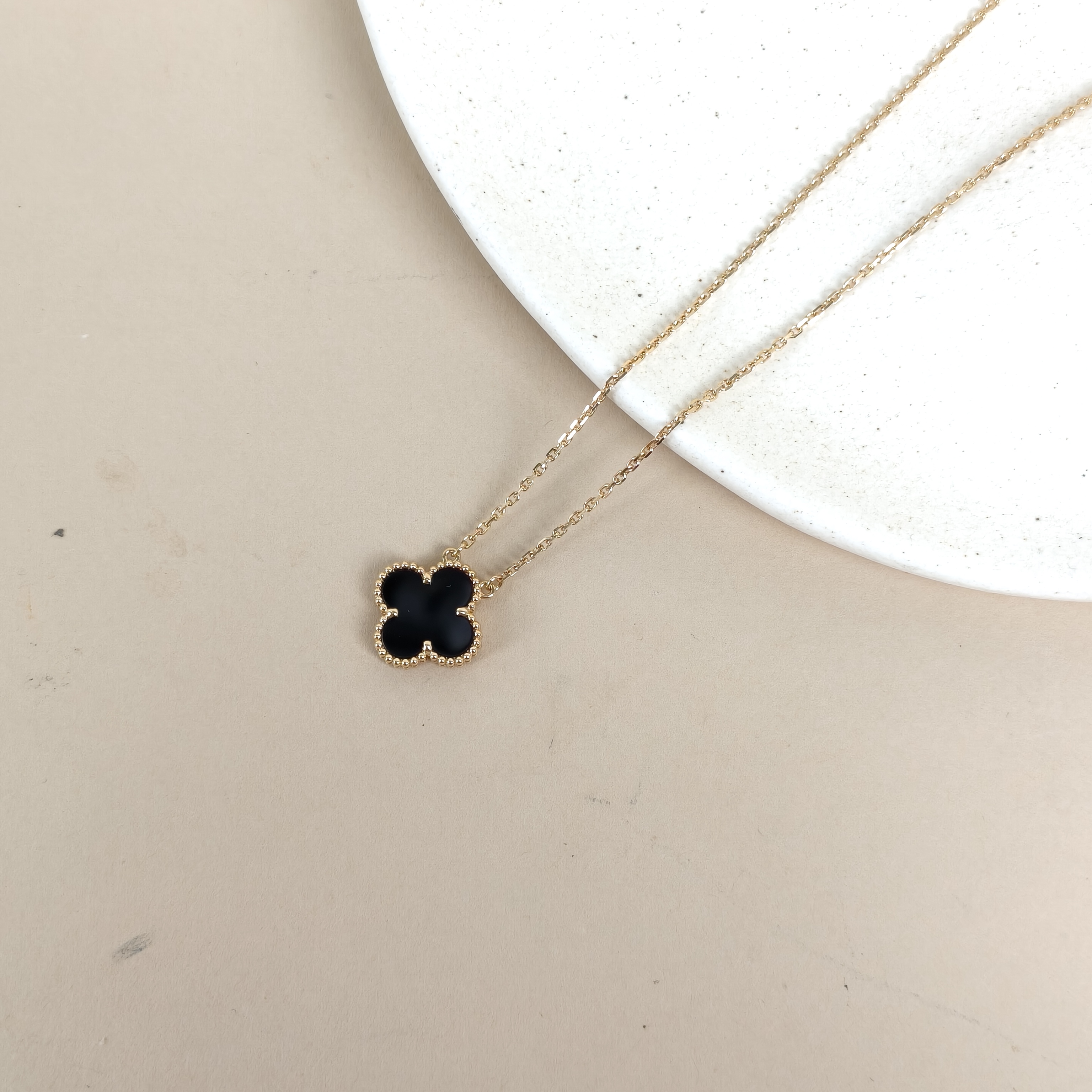 Van Cleef & Arpels Necklace Alhambra 18KR ose Gold Vintage Small15㎜ 38-42㎝ — cover view 2 of 7