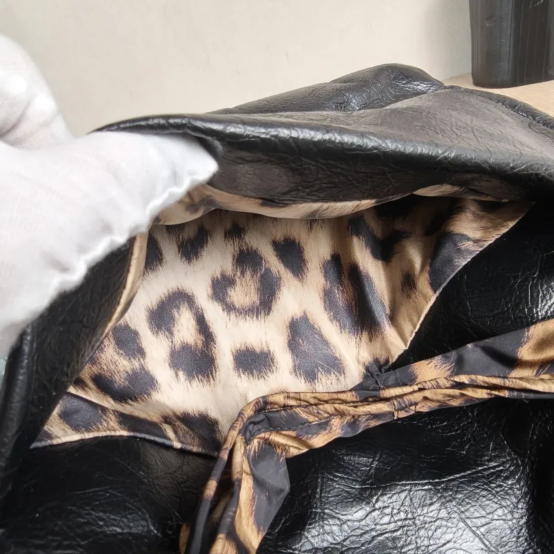 BALENCIAGA Shoulder Bag MONACO PLUS Black Calfskin Small 28 × 9 × 19 cm — detail view 11 of 13
