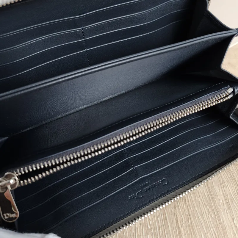 DIOR Wallet Edition Wallet Silver PVC 19.3 × 2.2 × 10 cm — detail view 3 of 6