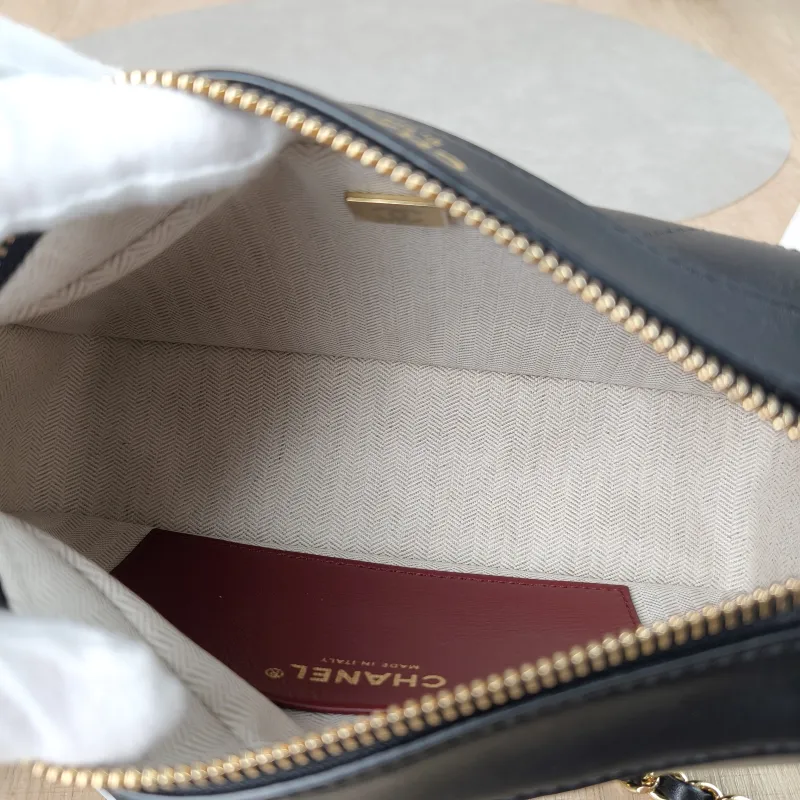 Chanel Shoulder Bag 26k Hobo Gabrielle Bag Black Lambskin Calfskin Small 35.5 × 7.5 × 24.5 cm — detail view 6 of 13