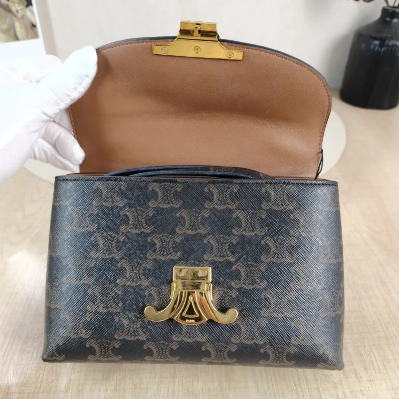 CELINE Top Handle Bag TEEN NINO Top Handle Bag Monogram PVC Small 20 × 8 × 13 cm — detail view 13 of 14