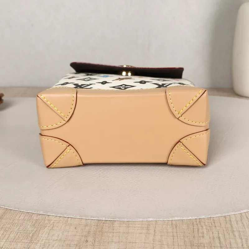Louis Vuitton Crossbody Bag Nano Steamer Shoulder Bag Tyler Yellow PVC nano 15 × 7 × 18 cm — cover view 5 of 5