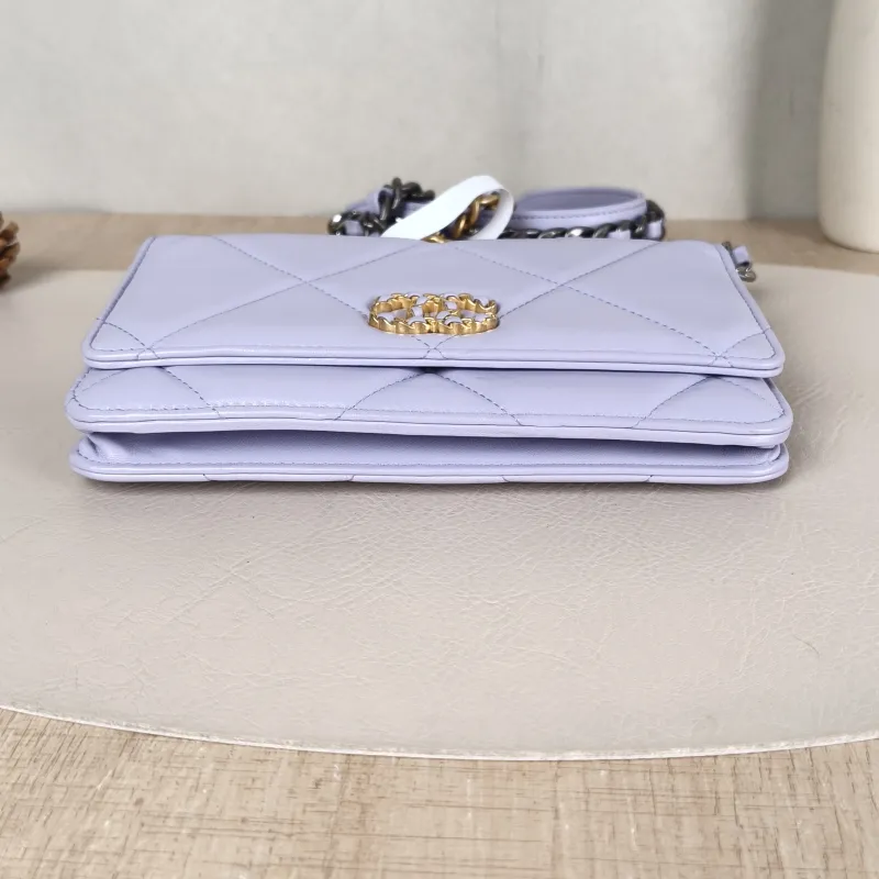 Chanel Crossbody Bag 19Bag WOC SL ambskin Mini 19.2 × 3.5 × 12.3 cm — cover view 5 of 5