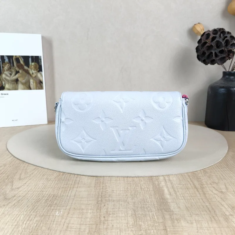 Louis Vuitton Crossbody Bag IVY Blue Empreinte Embossed Calfskin Small 23.5 × 4.3 × 12 cm — cover view 6 of 6