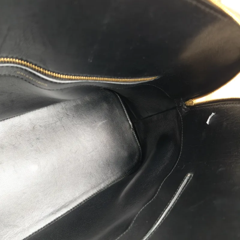 BALENCIAGA Top Handle Bag Ville Dome Bag Black Calfskin Medium 36 × 13 × 29 cm — detail view 2 of 12