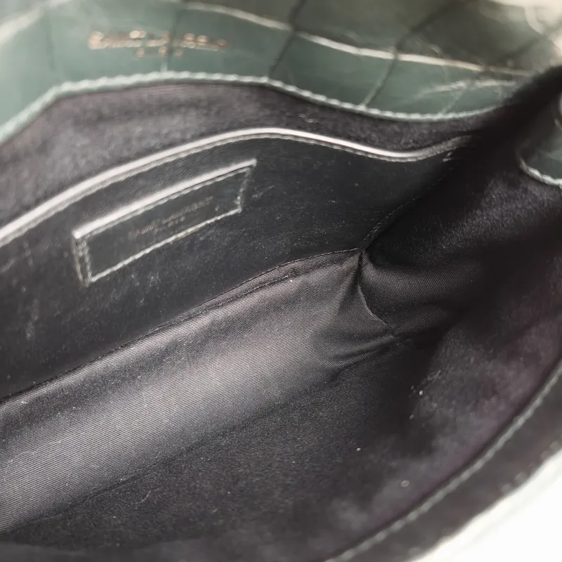 SAINT LAURENT Crossbody Bag Niki Green D Waxed Leather Small21 × 7.5 × 16 cm — detail view 4 of 12
