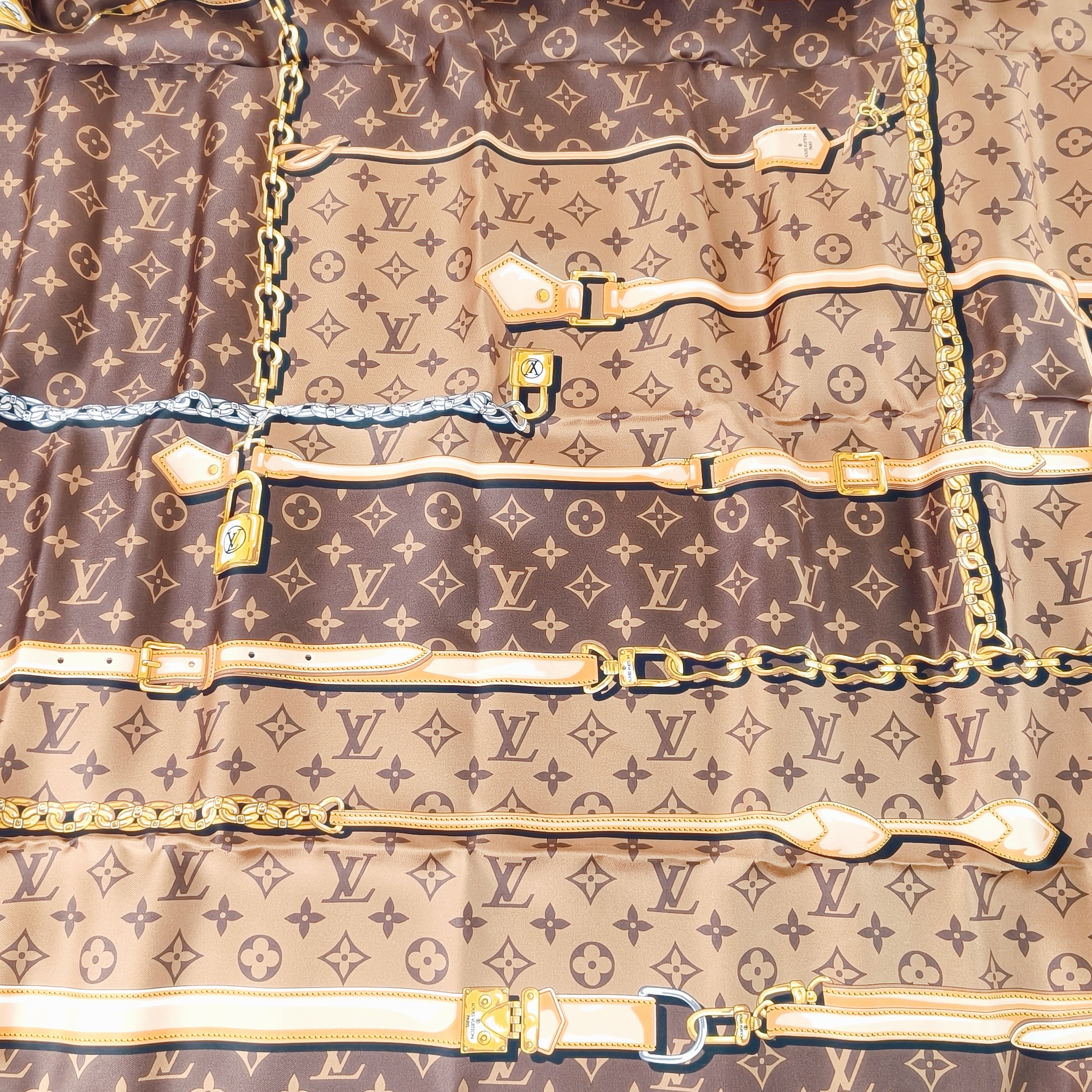 Louis Vuitton Monogram Silk One Size90*90 โ cover view 11 of 11
