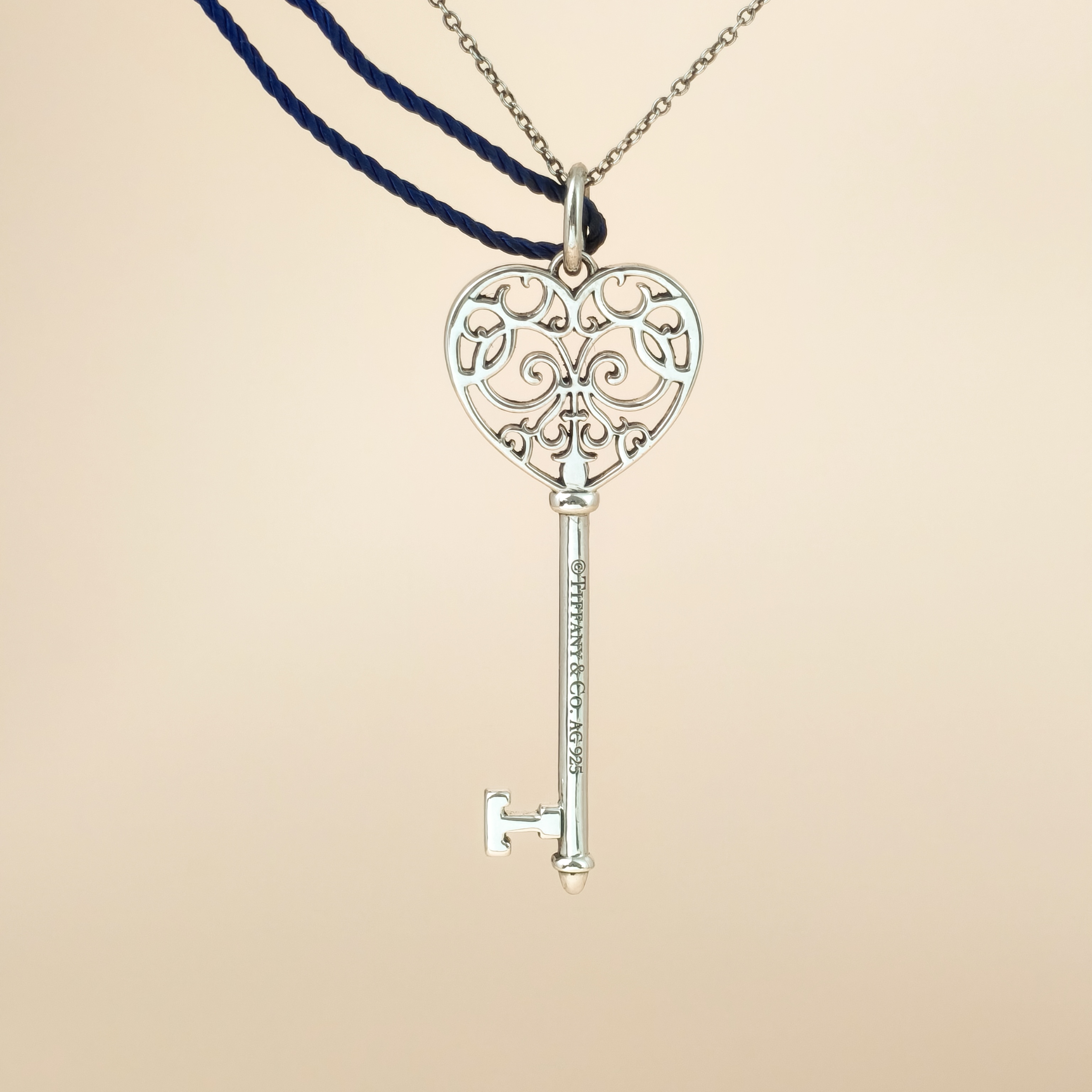 Tiffany&Co. Necklace Keys Collection Necklace Necklace Silver925 One Size44cm Pendant4.7cm — cover view 10 of 12