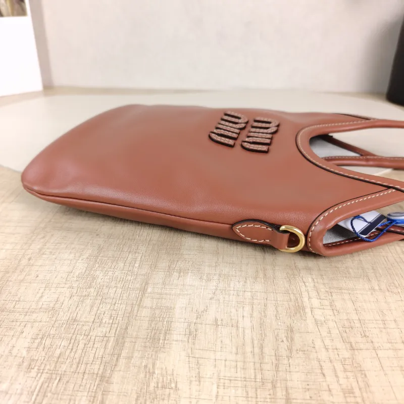 Miumiu Shoulder Bag IVY Tote Shopping Tote Calfskin Mini 20*24 — detail view 6 of 11