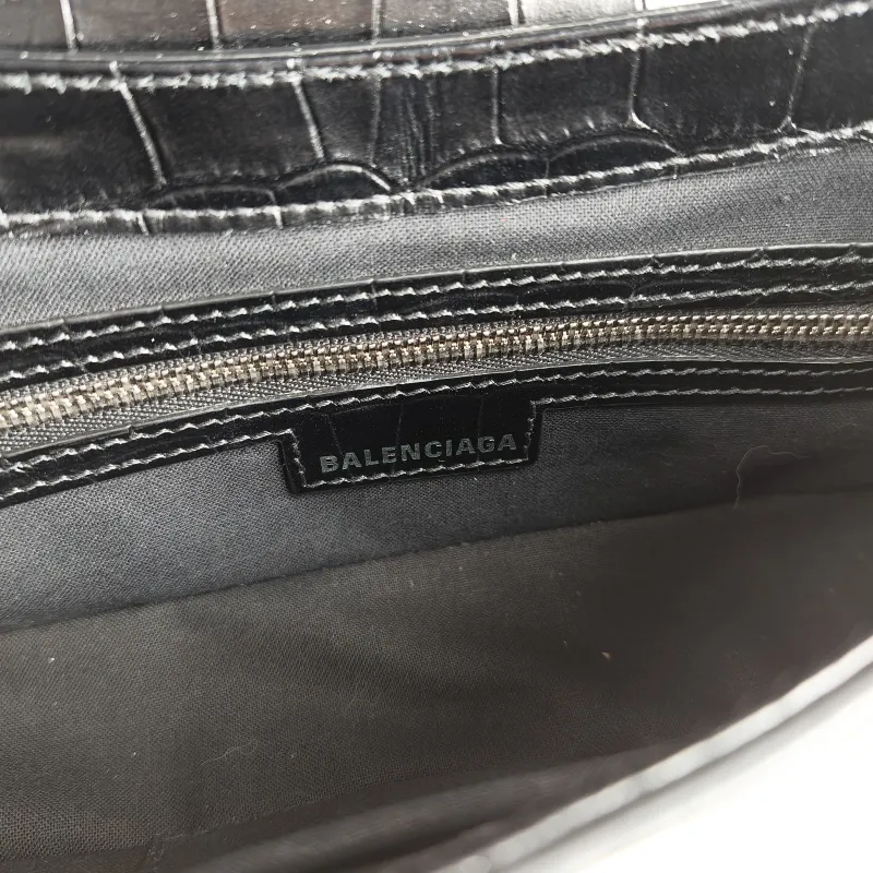BALENCIAGA Shoulder Bag Lindsay Black Calfskin Small 29 × 5 × 13 cm — detail view 7 of 11