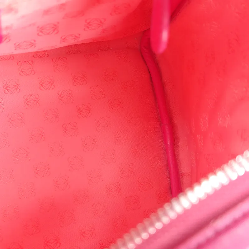 LOEWE Top Handle Bag Red Calfskin One Size 25 × 16 × 17 cm — detail view 13 of 13
