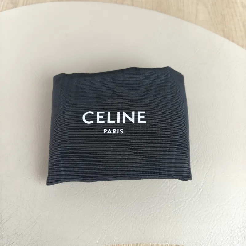 CELINE Crossbody Bag CABAS Mini White PVC Mini 17 × 4 × 20.5 cm — detail view 9 of 10
