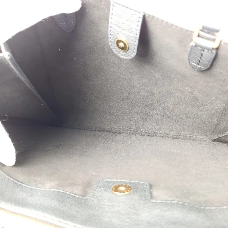 Louis Vuitton Crossbody Bag LOCKMETO Top Handle Bag Black Calfskin One Size 38 × 15.5 × 24 cm — detail view 10 of 11