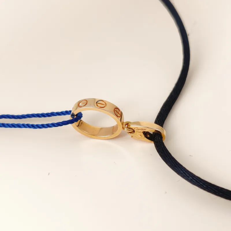 CARTIER Necklace Love Collection Necklace Black 18k One Size 38cm โ cover view 2 of 7