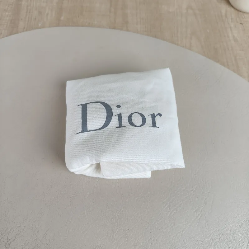 DIOR Top Handle Bag Saddle Blue Canvas Mini 19 × 6 × 15 cm — detail view 6 of 10
