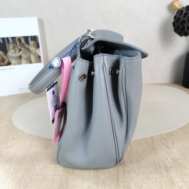 BALENCIAGA Crossbody Bag RODEO Grey Calfskin Small 27 × 10 × 20 cm — detail view 9 of 12