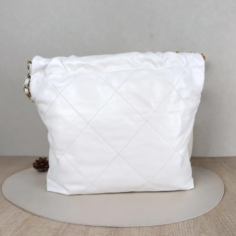 Chanel Shoulder Bag22Bag White CC alfskin Small35 × 7 × 37 cm — cover view 6 of 6
