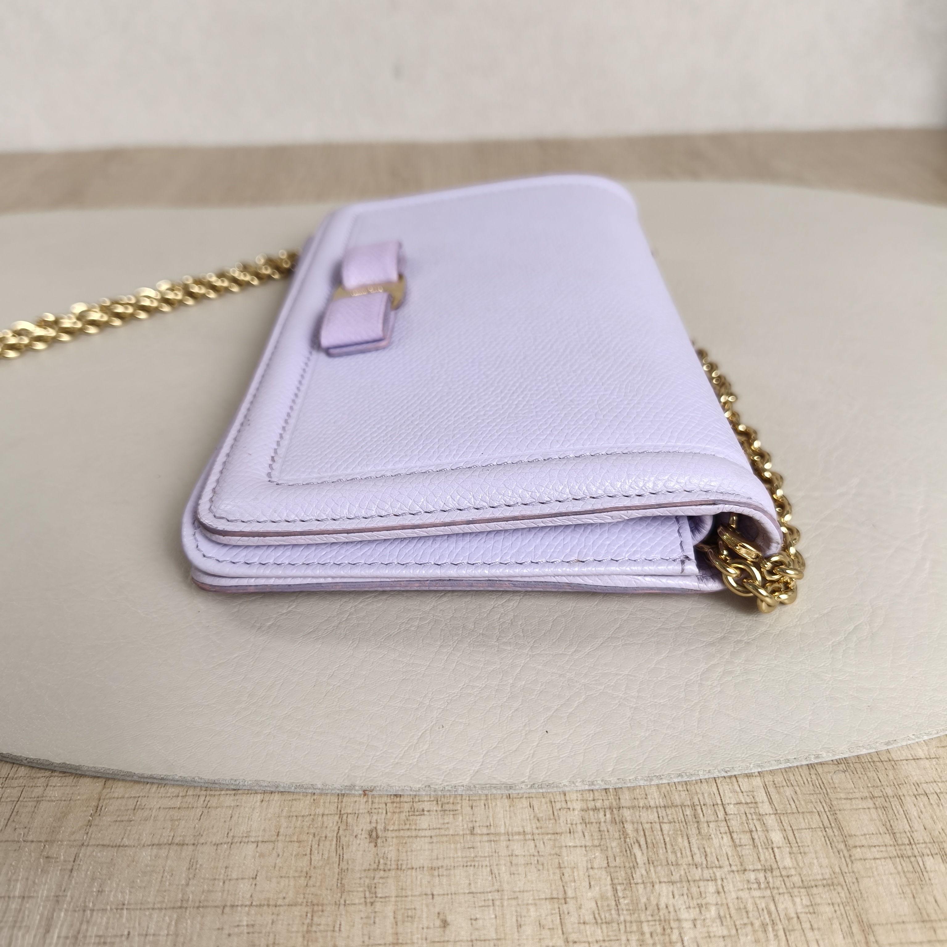 FERRAGAMO Crossbody Bag Chain Bag Calfskin One Size19 × 2 × 11 cm — cover view 2 of 10