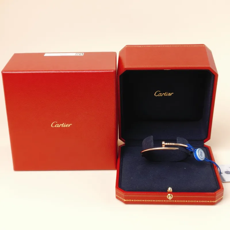 CARTIER Bangle Juste un Clou Bangle Rose Gold 18KR ose Gold Small 17 — cover view 4 of 8