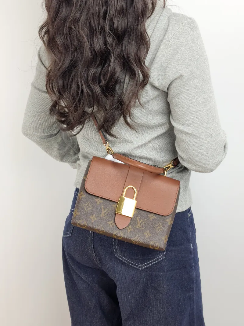 Louis Vuitton Crossbody Bag Locky BB Caramel PVC BB 20 × 7.5 × 16 cm — on-model view 3 of 3