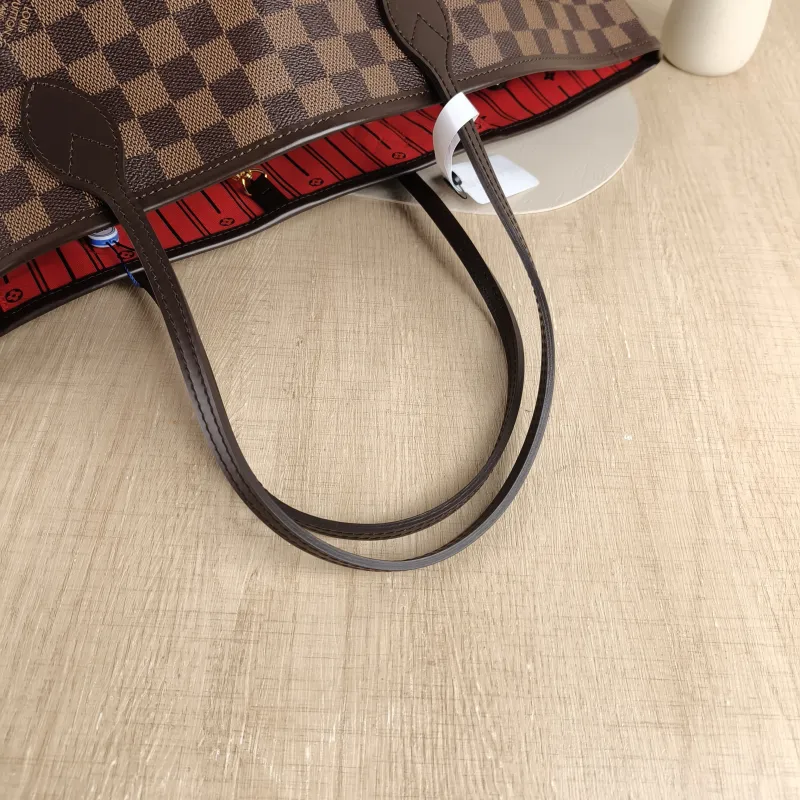 Louis Vuitton Shoulder Bag Neverfull Damier Ebene PVC Large 39 × 19 × 32 cm — detail view 8 of 10