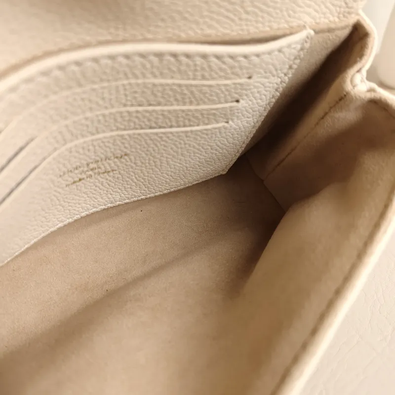 Louis Vuitton Crossbody Bag MADELEINE White Empreinte Embossed Calfskin nano 21 × 6 × 12.5 cm — detail view 1 of 11