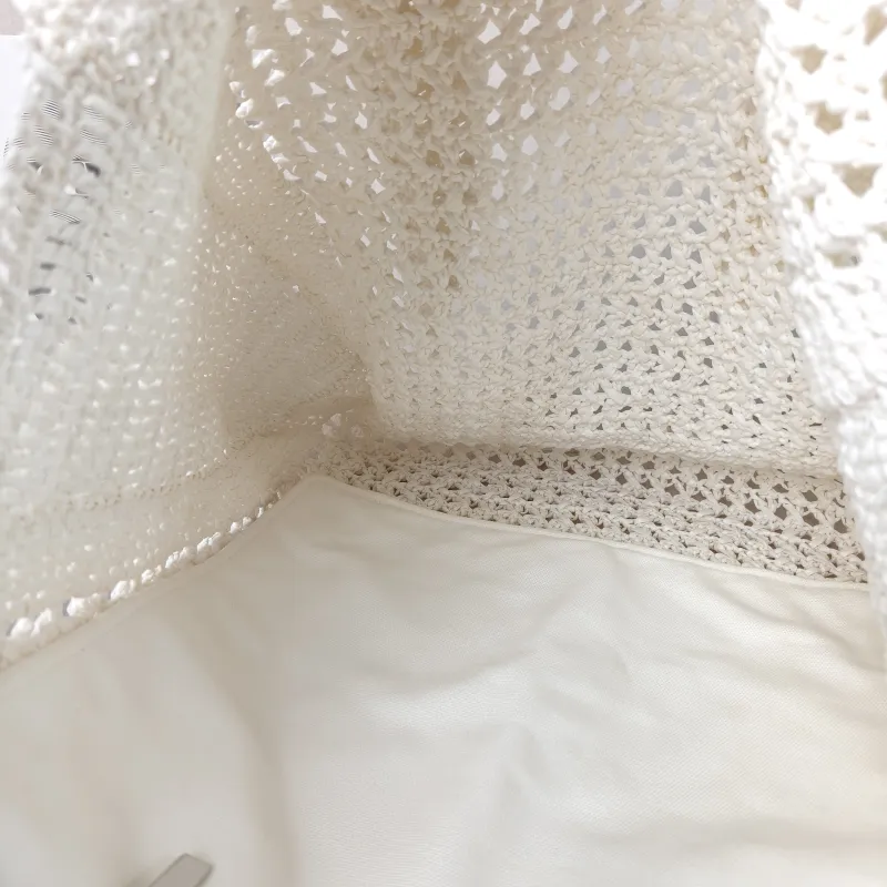 Miumiu Shoulder Bag Woven White Woven One Size36 × 9 × 37 cm — detail view 4 of 9